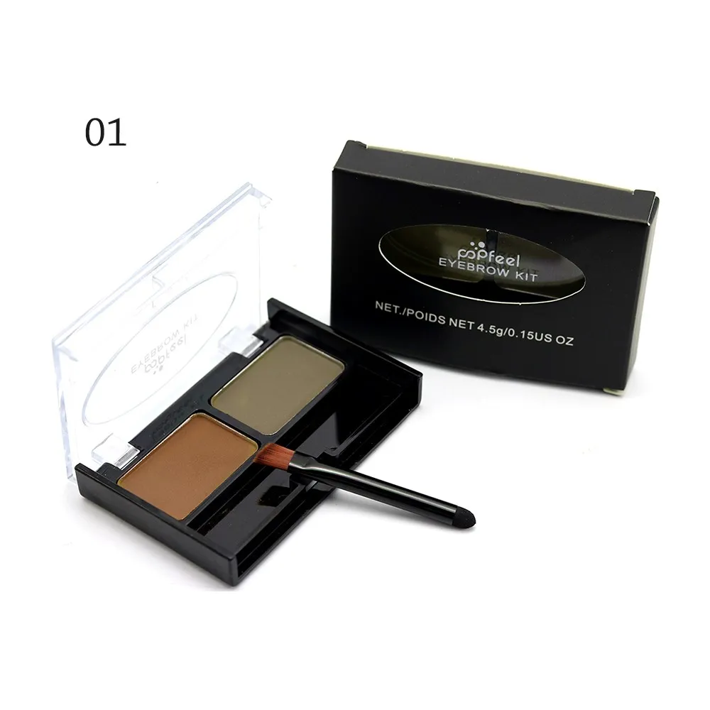 2 Color Eyebrow Cake Makeup Palette Waterproof Black Coffee Gray Eyebrow Powder For Women Eyeshadow Eye Brow With Brush
2 Color Eyebrow Cake Makeup Palette Waterproof Black Coffee Gray Eyebrow Powder For Women Eyeshadow Eye Brow With Brush