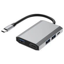 5 в 1 USB C концентратор/Type концентратор данных с портами 3 2 0 + 4K HDMI Type