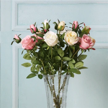 2 Head Bulgaria Artificial Rose Imitation Flowers Wedding Indoor Living Room Decoration Props
2 Head Bulgaria Artificial Rose Imitation Flowers Wedding Indoor Living Room Decoration Props