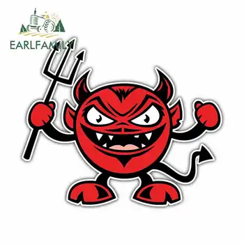 EARLFAMILY 13cm x 11cm for Smiley Devil Satan Hell Angry Anime Cartoon Car Stickers Vinyl JDM Bumper Trunk Truck Graphics Decal
EARLFAMILY 13cm x 11cm for Smiley Devil Satan Hell Angry Anime Cartoon Car Stickers Vinyl JDM Bumper Trunk Truck Graphics Decal