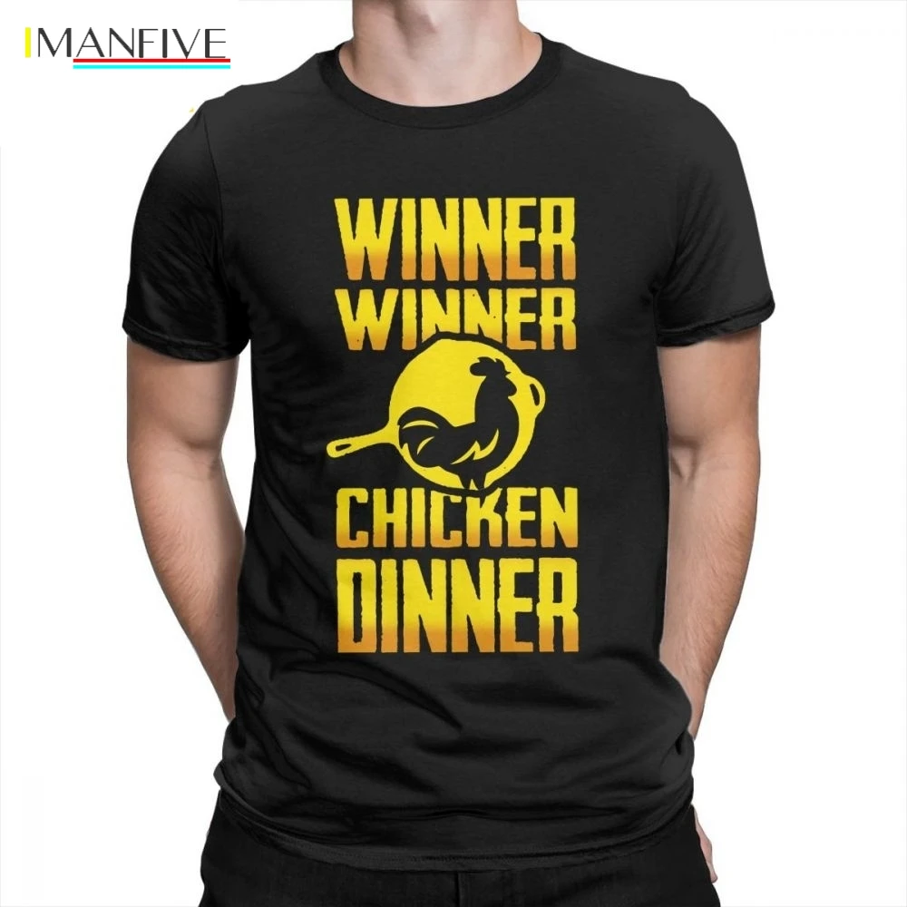 PUBG Winner Winner Chicken Dinner T-Shirts Short Sleeves Vintage Funny O-Neck T Shirt Leisure Men Pure Cotton Tees Plus Size
PUBG Winner Winner Chicken Dinner T-Shirts Short Sleeves Vintage Funny O-Neck T Shirt Leisure Men Pure Cotton Tees Plus Size