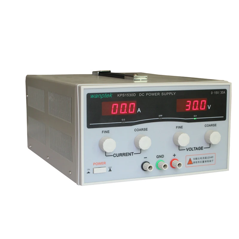KPS1530D High precision Adjustable LED Dual Display Switching DC power supply 220V 15V/30A KPS High Power Adjustable
KPS1530D High precision Adjustable LED Dual Display Switching DC power supply 220V 15V/30A KPS High Power Adjustable