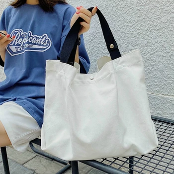 Simple New Design Canvas Women Shoulder Bag Shopping Bags High capacity Solid Students Book Bag Cloth Handbags Tote for Girls 
Simple New Design Canvas Women Shoulder Bag Shopping Bags High capacity Solid Students Book Bag Cloth Handbags Tote for Girls