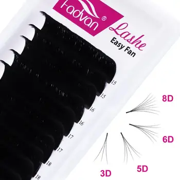 Fadvan Make-up Super Long Easy Fanning False Eyelash Extension 15-20mm Fast Blooming 2d/5d/6d/8d/12d Fanning Lashes for Building 
Fadvan Make-up Super Long Easy Fanning False Eyelash Extension 15-20mm Fast Blooming 2d/5d/6d/8d/12d Fanning Lashes for Building