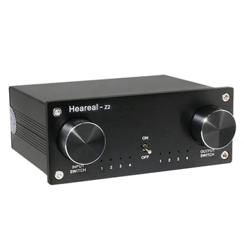 Heareal Lossless Hifi o Switcher 4 in 4 Out Fever Dual Channel Four in Four Out o Signal Switcher EU Plug
Heareal Lossless Hifi o Switcher 4 in 4 Out Fever Dual Channel Four in Four Out o Signal Switcher EU Plug