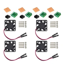 Cooling Raspberry B+ Pi 3 Fan DC 5V with 3 Pcs Heatsinks for Raspberry Pi 3b 2b Model B+ Copper cooling pad for raspberry pi 3/2
Cooling Raspberry B+ Pi 3 Fan DC 5V with 3 Pcs Heatsinks for Raspberry Pi 3b 2b Model B+ Copper cooling pad for raspberry pi 3/2