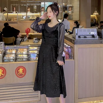980# 2020 Summer Autumn Korean Fashion Maternity Long Party Dress Elegant Clothes for Pregnant Women Slim Pregnancy Clothing
980# 2020 Summer Autumn Korean Fashion Maternity Long Party Dress Elegant Clothes for Pregnant Women Slim Pregnancy Clothing