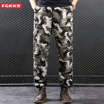 FGKKS Fashion Brand Men Cargo Pants High Street Men's Solid Straight Thicken Full Length Pants Multi-Pocket Casual Pants Male
FGKKS Fashion Brand Men Cargo Pants High Street Men's Solid Straight Thicken Full Length Pants Multi-Pocket Casual Pants Male