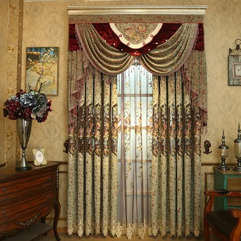 Luxury Chenille Embroidered Curtains for Bedroom European Curtains for Living Room Window Valance Roman Curtains Pelmets Decor
Luxury Chenille Embroidered Curtains for Bedroom European Curtains for Living Room Window Valance Roman Curtains Pelmets Decor
