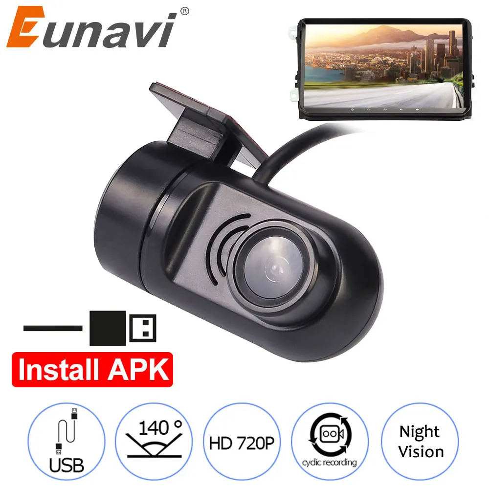Eunavi Car DVR Camera 140 degree HD 720P Front Dash Camera For Android Car Radio Player USB DVR Camera
Eunavi Car DVR Camera 140 degree HD 720P Front Dash Camera For Android Car Radio Player USB DVR Camera