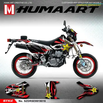HUMAART Personalised Stickers Kit Vinyl Wrap Graphic Deco for Suzuki DRZ400SM DRZ400E DRZ 400 SM Enduro 1999 to 2019, Black Red
HUMAART Personalised Stickers Kit Vinyl Wrap Graphic Deco for Suzuki DRZ400SM DRZ400E DRZ 400 SM Enduro 1999 to 2019, Black Red