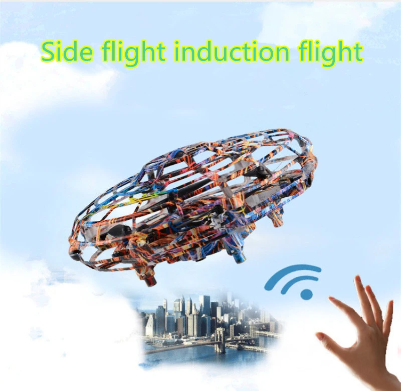 New Mini RC Drone UFO UAV Aircraft 360 degree flip Infrared Sensing Control Altitude Hold one throw one fly mini UFO Kid gifts
New Mini RC Drone UFO UAV Aircraft 360 degree flip Infrared Sensing Control Altitude Hold one throw one fly mini UFO Kid gifts