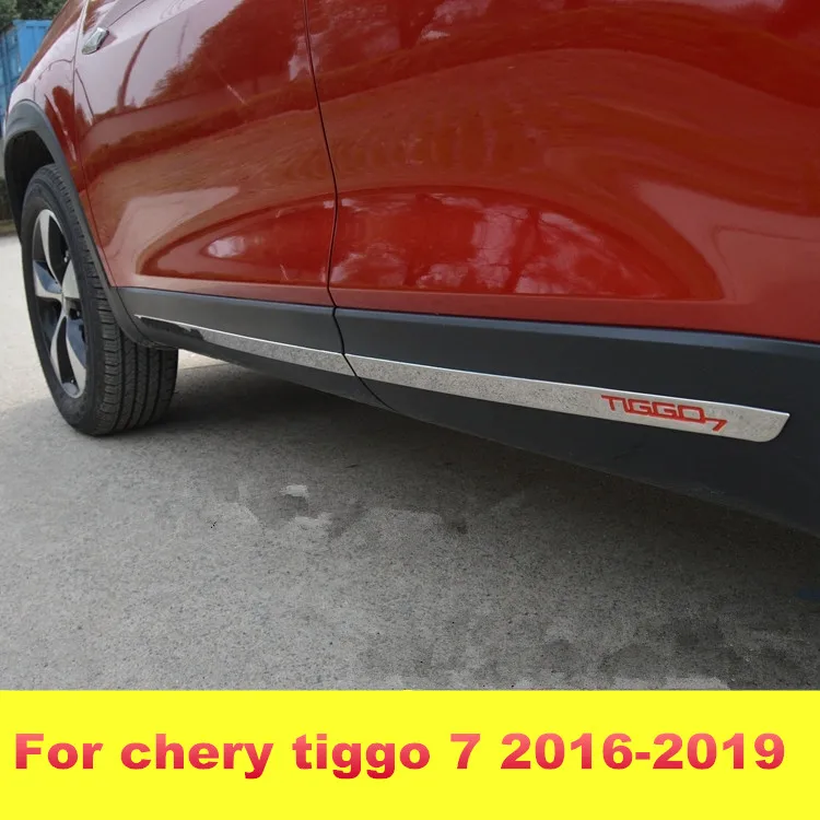Для chery tiggo7 tiggo 7 2016 2019 кузова автомобиля анти столкновения яркая полоса из