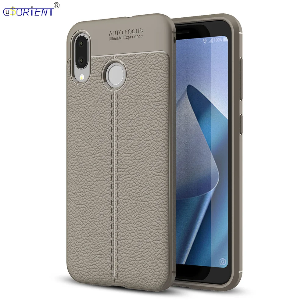 Противоударный чехол для ASUS ZenFone Max M1 ZB555KL X00PD мягкий силиконовый матовый ZB555 ZB 555 KL