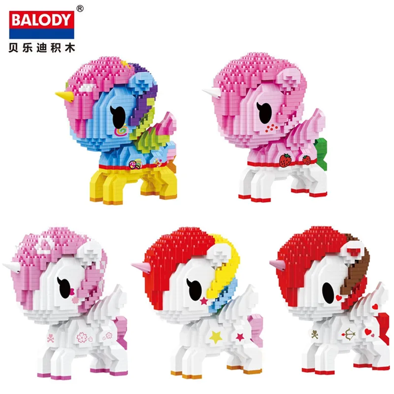 897pcs+ Cartoon Rainbow Pony Building Blocks Cute Unicorn Mini Figure Assembled Bricks Toys For Collection
897pcs+ Cartoon Rainbow Pony Building Blocks Cute Unicorn Mini Figure Assembled Bricks Toys For Collection