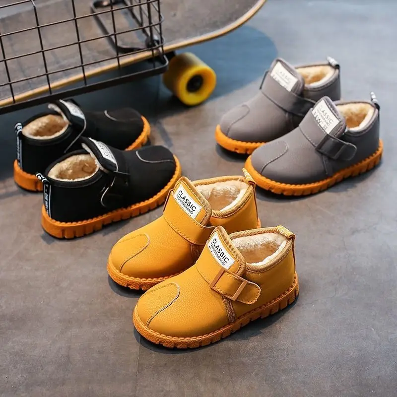 Winter 21-30 Code Children Snowfield Non-slip Waterproof Boots Girl Baby 1-3 Years Thickening Round Head Cotton-padded Shoes
Winter 21-30 Code Children Snowfield Non-slip Waterproof Boots Girl Baby 1-3 Years Thickening Round Head Cotton-padded Shoes