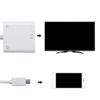 Micro USB To VGA Adapter, HD Audio/Video Converter Cable For Smartphone And TV Widely Support For HTC And For Samsung
Micro USB To VGA Adapter, HD Audio/Video Converter Cable For Smartphone And TV Widely Support For HTC And For Samsung