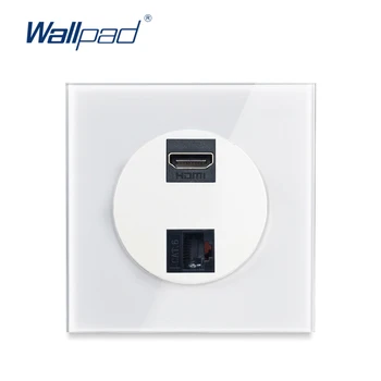 HDMI DATA CAT6 Network Ethernet Wallpad New Arrival Crystal Glass Panel Wall Socket Outlet For DATA Transmission
HDMI DATA CAT6 Network Ethernet Wallpad New Arrival Crystal Glass Panel Wall Socket Outlet For DATA Transmission