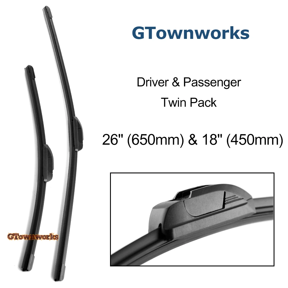 Wiper Blades For Renault Avantime MPV 2001 2002 2003 U-Type hook Arm Windshield Rubber Wipers 26'' 18''
Wiper Blades For Renault Avantime MPV 2001 2002 2003 U-Type hook Arm Windshield Rubber Wipers 26'' 18''