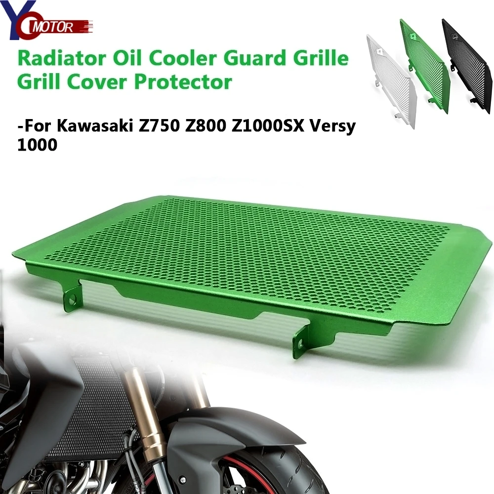 For KAWASAKI z750 Z 750 2007-2012 2011 2010 2009 2008 Motorcycle Radiator Guard Grille Grill Cover Protector CNC Aluminum Z750 | Автомобили