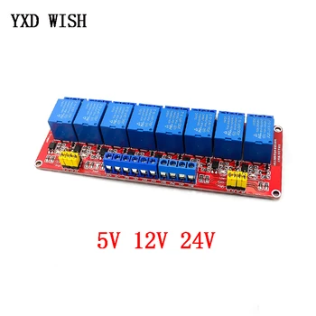 

8 Channel Relay Board Shield With Optocoupler Support High Low Level Trigger For Arduino DC 5V 12V 24V Relays Control Board