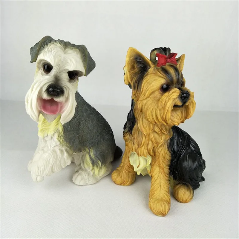1/6 Simulation Animal Small Cute Dog Schnauzer Yorkshire Terrier Resin Statue Art Craft Figure Model Decor Christmas Gift Toy
1/6 Simulation Animal Small Cute Dog Schnauzer Yorkshire Terrier Resin Statue Art Craft Figure Model Decor Christmas Gift Toy