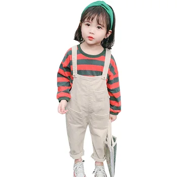 Baby Girl Clothes Striped Children's Clothes For Girls Sweatshirt + Jumpsuit Girls Clothes Spring Autumn Childrens Clothing
Baby Girl Clothes Striped Children's Clothes For Girls Sweatshirt + Jumpsuit Girls Clothes Spring Autumn Childrens Clothing