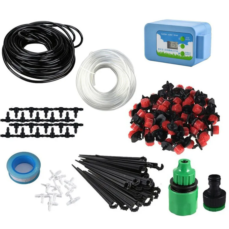 

20M Automatic Watering Device Intelligent Controller DIY Micro Drip Irrigation System Water Pump Set Gardening Supplies Garden