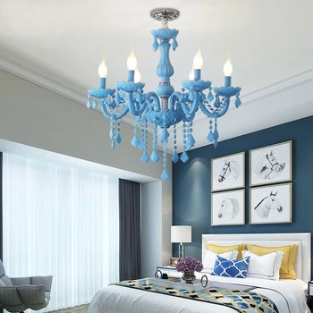 Nordic Macaron children's room lamp girl princess chandelier pink crystal bedroom chandelier color glass crystals for chandelier
Nordic Macaron children's room lamp girl princess chandelier pink crystal bedroom chandelier color glass crystals for chandelier