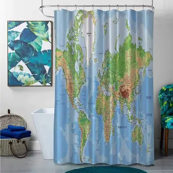 shower curtains kids boys World Map,Print Educational Geographical Earth in My Bathroom Direction Ability Ocean Journeys Voyager 
shower curtains kids boys World Map,Print Educational Geographical Earth in My Bathroom Direction Ability Ocean Journeys Voyager