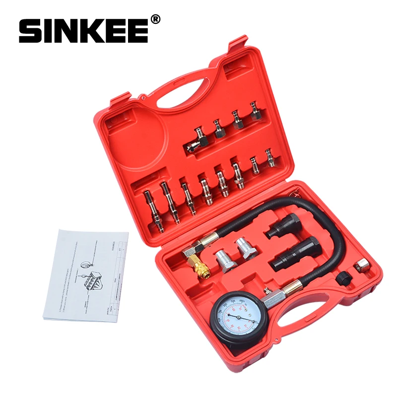 20 Pc Diesel Engine Compression Automotive Compressor Tester Kit Tool Set
20 Pc Diesel Engine Compression Automotive Compressor Tester Kit Tool Set