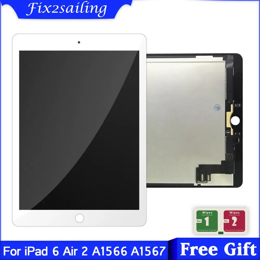 9.7" For Apple iPad 6 Air 2 A1567 A1566 LCD Display Touch Screen Digitizer Assembly Replacement Super Amoled LCD
9.7" For Apple iPad 6 Air 2 A1567 A1566 LCD Display Touch Screen Digitizer Assembly Replacement Super Amoled LCD