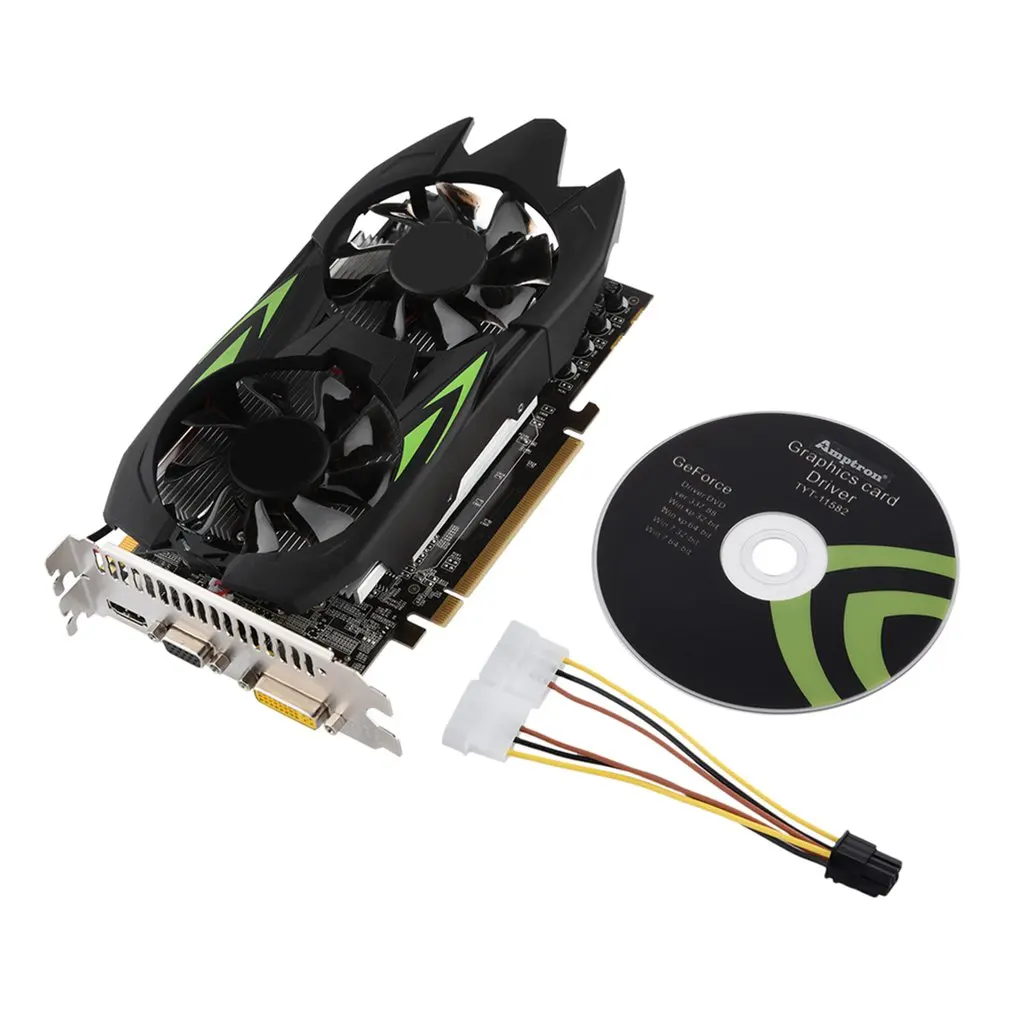 GTX650 TI 4GB GDDR5 128Bit 3000MHz HDMI Graphics Card High Bandwidth DVI Output Gaming Video Card With Built-in Cooling Fan 
GTX650 TI 4GB GDDR5 128Bit 3000MHz HDMI Graphics Card High Bandwidth DVI Output Gaming Video Card With Built-in Cooling Fan