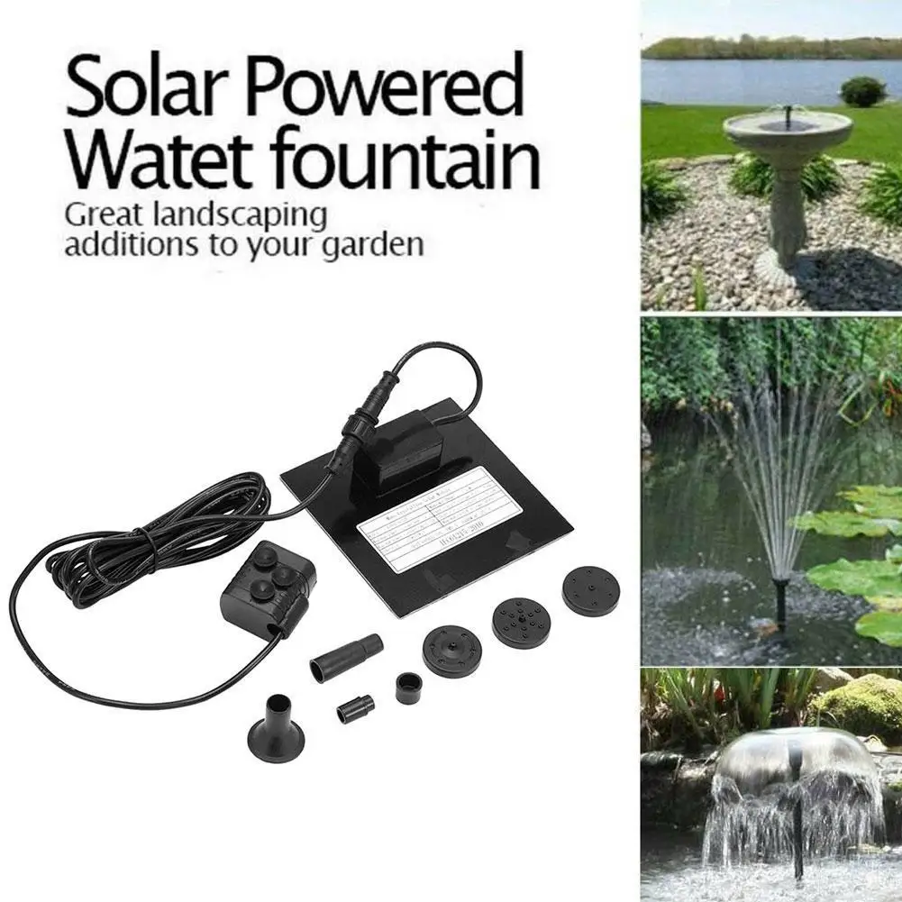 Solar Fountain Pump For Birdbath Small Pond Fish Tank Solar Water 1.8W Fountain Spray Garden Solar Fast Powered Water P0N5
Solar Fountain Pump For Birdbath Small Pond Fish Tank Solar Water 1.8W Fountain Spray Garden Solar Fast Powered Water P0N5