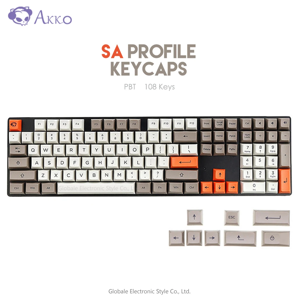 Original AKKO Steam Engine 108 Key SA Profile PBT Keycaps for Mechanical Keyboard
Original AKKO Steam Engine 108 Key SA Profile PBT Keycaps for Mechanical Keyboard