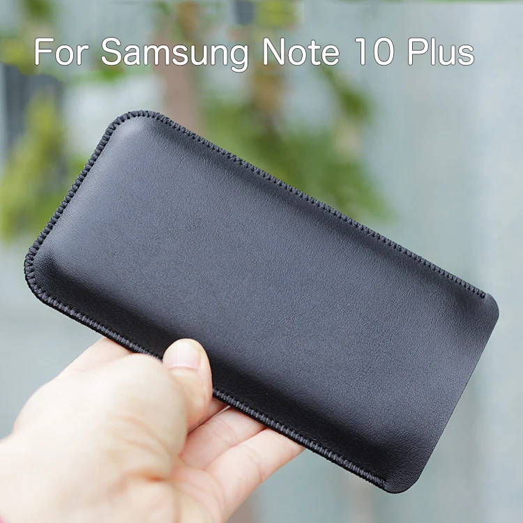 Универсальный прямой кожаный чехол для телефона NOTE10 + в стиле ретро Samsung Note 10