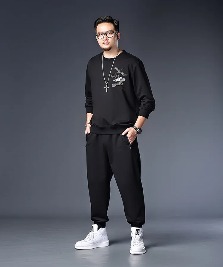 K71252 Crane Cloud round Neck Sweater Sweatpants Set Two Case Men's Plus-sized Printed Casual Case
K71252 Crane Cloud round Neck Sweater Sweatpants Set Two Case Men's Plus-sized Printed Casual Case