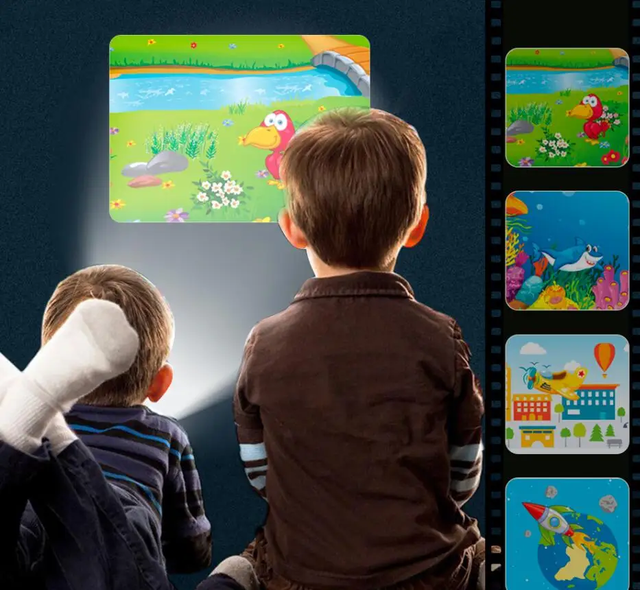Children's bedtime story flashlight projector slide toy bedtime story toy for early development child sleep light lamp
Children's bedtime story flashlight projector slide toy bedtime story toy for early development child sleep light lamp