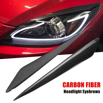 Carbon Fiber Headlight Eyebrows Cover Head Light Lamp Eyelids Trim Decoration for Mazda 3 2010 2011 2012 2013
Carbon Fiber Headlight Eyebrows Cover Head Light Lamp Eyelids Trim Decoration for Mazda 3 2010 2011 2012 2013
