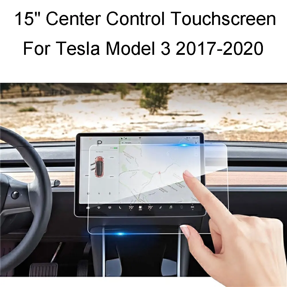 For Tesla Model 3 Navigation Touch Screen Protector 9H Tempered Glass 15" Center Control Touchscreen
For Tesla Model 3 Navigation Touch Screen Protector 9H Tempered Glass 15" Center Control Touchscreen