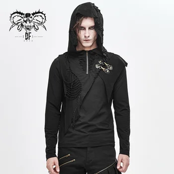Devil Fashion Men's Gothic Hoodies Tattered Long Sleeve T-shirts Rock Slim Fit Casual Tees Top
Devil Fashion Men's Gothic Hoodies Tattered Long Sleeve T-shirts Rock Slim Fit Casual Tees Top