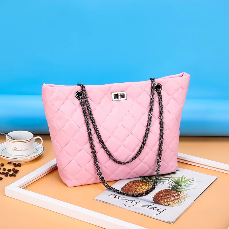 Edge Lattice Chain WOMEN'S Bag Summer New Style Graceful Fashion Simple Versatile Fashion 2019 New Style Europe And America Cros
Edge Lattice Chain WOMEN'S Bag Summer New Style Graceful Fashion Simple Versatile Fashion 2019 New Style Europe And America Cros