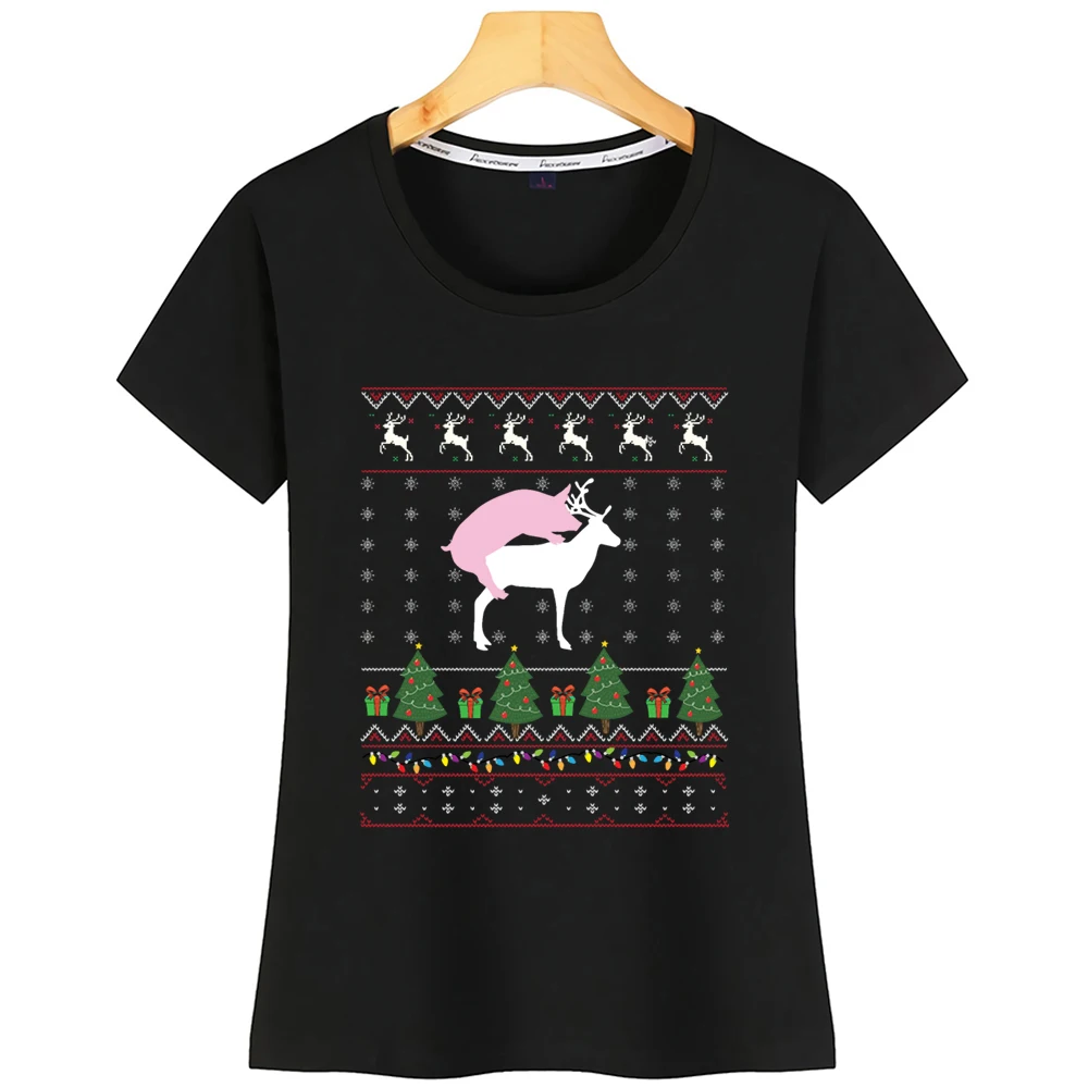 Tops T Shirt Women Funny Pigs Ing Deer Ugly Christmas Sweater Summer Vintage Print Tshirt
Tops T Shirt Women Funny Pigs Ing Deer Ugly Christmas Sweater Summer Vintage Print Tshirt