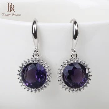 Bague Ringen 925 Sterling Silver Earrings for Women Silver 925 Jewelry Round Gemstones Drop Earrings Amethyst Ruby Crystal Party
Bague Ringen 925 Sterling Silver Earrings for Women Silver 925 Jewelry Round Gemstones Drop Earrings Amethyst Ruby Crystal Party
