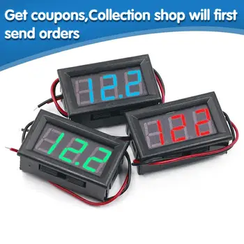 0.56 Inch Mini Red Green Blue LED Display Panel Voltage Meter Voltmeter Home Use Voltage 3 Three Digital DC 4.5V 30V 2 / 3 Wires
0.56 Inch Mini Red Green Blue LED Display Panel Voltage Meter Voltmeter Home Use Voltage 3 Three Digital DC 4.5V 30V 2 / 3 Wires