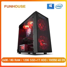 Gaming Computer Funhouse Desktop AMD SSD for LOL PC HDD R5 1T High-Frequency-Ram/120g Gaming Computer Funhouse Desktop AMD SSD for LOL PC HDD R5 1T High-Frequency-Ram/120g