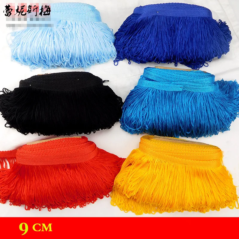 14Colors Polyester 10Meters Latin Dance Apparel Thin Line Fringe Loop Tassel Lace Trims Rayon DIY Manual Accessories 9cm TL0020
14Colors Polyester 10Meters Latin Dance Apparel Thin Line Fringe Loop Tassel Lace Trims Rayon DIY Manual Accessories 9cm TL0020