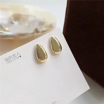 S925 Needles Japanese Korean Cool Simple Metal Water Droplet Ear Stud Non-mainstream Style Small Earrings Female
S925 Needles Japanese Korean Cool Simple Metal Water Droplet Ear Stud Non-mainstream Style Small Earrings Female