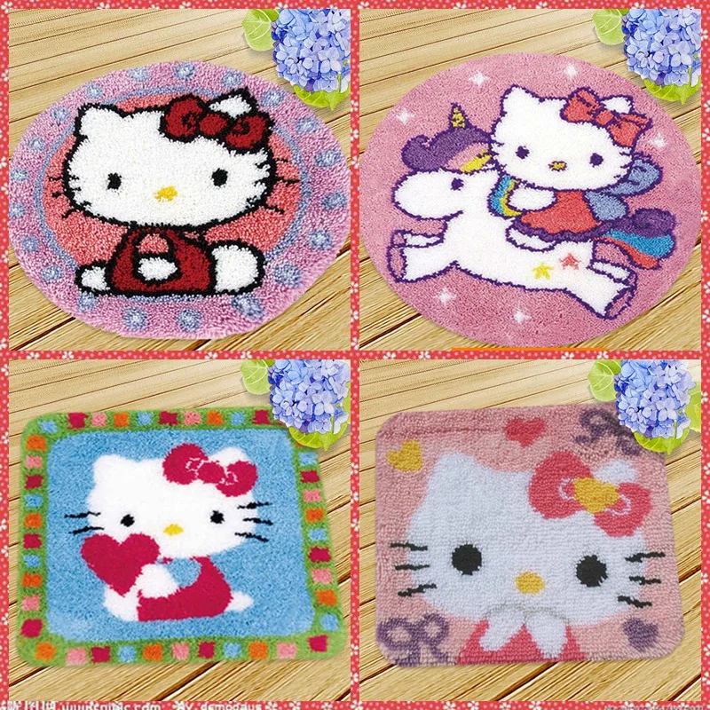 Smyrna Latch Hook Pillow Cute Cat Carpet Embroidery Do-It-Yourself Carpet Cushion Button Package Latch Hook Rug Kits knoopkussen
Smyrna Latch Hook Pillow Cute Cat Carpet Embroidery Do-It-Yourself Carpet Cushion Button Package Latch Hook Rug Kits knoopkussen