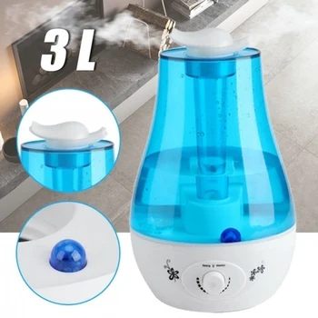 3L Large Volume Air Humidifier Home Ultrasonic Humidifier Aroma Diffuser Mist Maker Air Purifier Atomizer LED Lamp
3L Large Volume Air Humidifier Home Ultrasonic Humidifier Aroma Diffuser Mist Maker Air Purifier Atomizer LED Lamp